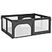 Box Per Bambini Con 2 Porte Grigio Scuro Tessuto Oxford - Foto miniatura 2