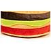 Giocattoli Per Cani Hamburdog Sandwich, Hamburger Poliestere Gomma Eva - Foto miniatura 6