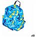 Zaino Scuola Dinosauri Multicolore 28 X 12 X 22 Cm (12 Unità) - Foto miniatura 1