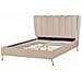 Letto Velluto Miribel 140 X 200 Cm Tortora - Foto miniatura 8