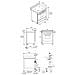 Cucina Elettrica AMN855EBV / 24 5 Fuochi a Gas Forno Elettrico 75 L Multifunzione Termoventilato Classe A Dimensioni 80 x50 cm Colore Bianco - Foto miniatura 4