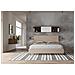 Letto Contenitore Imbottito 200x200  Similpelle Tortora Sunny - Foto miniatura 3