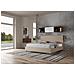 Letto Contenitore Imbottito 200x200  Similpelle Tortora Sunny - Foto miniatura 5