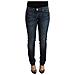 Jeans Slim Fit In Denim A Vita Bassa In Cotone Lavato Blu - W26 - Foto miniatura 1