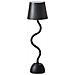 Lampada Da Tavolo Senza Fili A Led Vouga Con Dimmer Metallo Nero - Foto miniatura 1