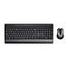 Trezo tastiera Mouse incluso Universale RF Wireless QWERTY Inglese UK Nero - Foto miniatura 2