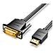 ABFBF cavo e adattatore video 1 m HDMI tipo A (Standard) DVI-D Nero - Foto miniatura 1