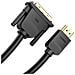 ABFBF cavo e adattatore video 1 m HDMI tipo A (Standard) DVI-D Nero - Foto miniatura 2