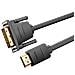 ABFBF cavo e adattatore video 1 m HDMI tipo A (Standard) DVI-D Nero - Foto miniatura 3
