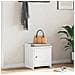 Panca Da Corridoio Sandnes Bianca 45x40x50 Cm In Legno Di Pino - Foto miniatura 3