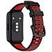 Cinturino Di Ricambio Per Huawei Band 10/9/8 Black+red - Foto miniatura 2
