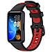 Cinturino Di Ricambio Per Huawei Band 10/9/8 Black+red - Foto miniatura 3