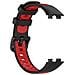 Cinturino Di Ricambio Per Huawei Band 10/9/8 Black+red - Foto miniatura 4