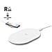 Caricabatterie Wireless 10w Ricarica Rapida 10,7x1x7,4 Cm. Colore Bianco - Foto miniatura 4
