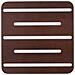 Lampada A Soffitto Fiandre - Marrone - Legno - 34x34x3,5 Cm - Foto miniatura 1