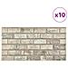 Lusso Casadino -  Pannelli Murali 3d Con Design A Mattoni Sabbia 10 Pz Eps - Foto miniatura 2