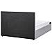 Letto Contenitore Tessuto Amiens 160 X 200 Cm Grigio Chiaro - Foto miniatura 7
