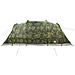 Tenda da Campeggio a Tunnel per 4 Persone Mimetico Impermeabile - Foto miniatura 6