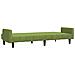 Divano Letto a 2 Posti Verde Chiaro in Velluto - Foto miniatura 6
