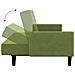 Divano Letto a 2 Posti Verde Chiaro in Velluto - Foto miniatura 7