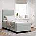 Letto a molle con materasso Grigio chiaro 80 x 200 cm Velluto - Foto miniatura 2