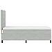 Letto a molle con materasso Grigio chiaro 80 x 200 cm Velluto - Foto miniatura 9