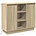 Credenza Rovere Sonoma 90 x 32 x 75 cm Legno multistrato - Foto miniatura 1