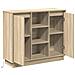 Credenza Rovere Sonoma 90 x 32 x 75 cm Legno multistrato - Foto miniatura 6
