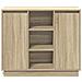 Credenza Rovere Sonoma 90 x 32 x 75 cm Legno multistrato - Foto miniatura 7