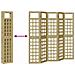 Schermo di Privacy da Esterno 5 pcs Marrone 200 x 180 cm - Foto miniatura 7
