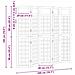 Schermo di Privacy da Esterno 5 pcs Marrone 200 x 180 cm - Foto miniatura 8