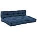Cuscino per Divano Pallet 2 pcs Indaco Tessuto - Foto miniatura 1