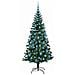Albero di Natale artificiale con luci integrate Verde 180 cm - Foto miniatura 4
