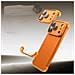 Custodia Arancione Borderless In Tpu Compatibile Con Iphone 17 Air - Antiurto E Protezione Obiettivo - Foto miniatura 3