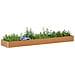 Letto rialzato da giardino 485 x 100 x 36 cm Acciaio zincato - Foto miniatura 3