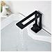 Rubinetto per lavabo da bagno, Blackswan, tipo M156, modello nero opaco, misura 18 cm - Foto miniatura 4