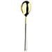 Sushi Anniversary Gold&White - Set 24 Posate in Acciaio Inox oro con Guancette nere | Servizio Completo per 6 Persone (Forchetta, Coltello, Cucchiaio e Cucchiaino) - Foto miniatura 2