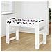 Tavolo da Foosball Bianco 125 x 60,5 x 80 cm Legno multistrato - Foto miniatura 2