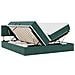 Letto con Contenitore con materasso Verde Scuro 100 x 200 cm - Foto miniatura 1