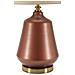 Lampada Da Tavolo Rosenthal -c- In Vetro Marrone Con Base Tondeggiante Ø 35,5 Cm - Foto miniatura 2
