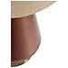 Lampada Da Tavolo Rosenthal -c- In Vetro Marrone Con Base Tondeggiante Ø 35,5 Cm - Foto miniatura 4