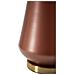 Lampada Da Tavolo Rosenthal -c- In Vetro Marrone Con Base Tondeggiante Ø 35,5 Cm - Foto miniatura 5