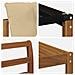 Set di divani da esterno con cuscino 9 pcs Naturale e Beige - Foto miniatura 9