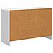 Credenza Bianco Lucido 89 x 34,5 x 57 cm Legno ingegnerizzato - Foto miniatura 6