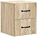 Mobiletto da notte a muro 2 pcs Rovere Sonoma 34,5 x 33 x 40 cm - Foto miniatura 3