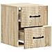 Mobiletto da notte a muro 2 pcs Rovere Sonoma 34,5 x 33 x 40 cm - Foto miniatura 4