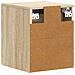 Mobiletto da notte a muro 2 pcs Rovere Sonoma 34,5 x 33 x 40 cm - Foto miniatura 7