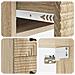 Mobiletto da notte a muro 2 pcs Rovere Sonoma 34,5 x 33 x 40 cm - Foto miniatura 8