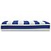 Cuscino Pallet Strisce Bianche e Blu 60x60x8 cm Tessuto Oxford - Foto miniatura 4