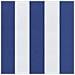 Cuscino Pallet Strisce Bianche e Blu 60x60x8 cm Tessuto Oxford - Foto miniatura 6